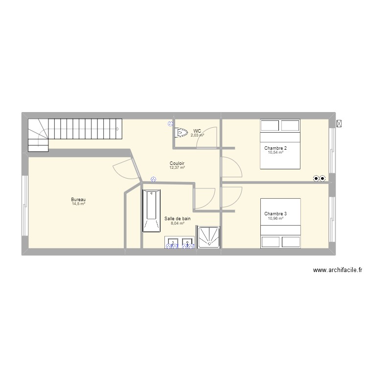 Villa 2 R+1 EXT. Plan de 0 pièce et 0 m2