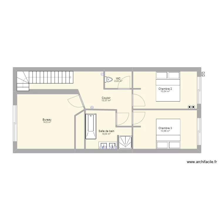 Villa 2 R+1 EXT. Plan de Villa 2 R+1 EXT. Plan de