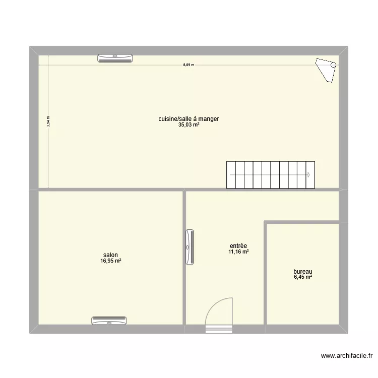 lussagnet ophélie. Plan de 10 Pièces et 138 m² lussagnet ophélie. Plan de 10 Pièces et 138 m²