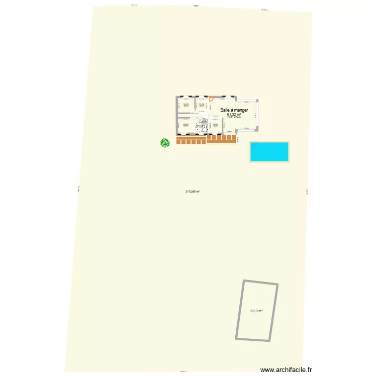 vairev41. Plan de 12  et 492 m²