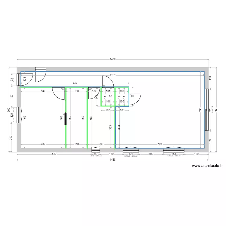MARTY Catherine CLOISONS. Plan de 