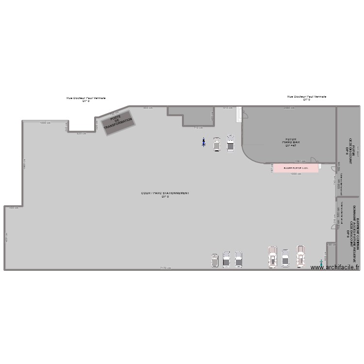 PLAN PARKING BOTOCAS AVANT TRAVAUX. Plan de 0 pièce et 0 m2