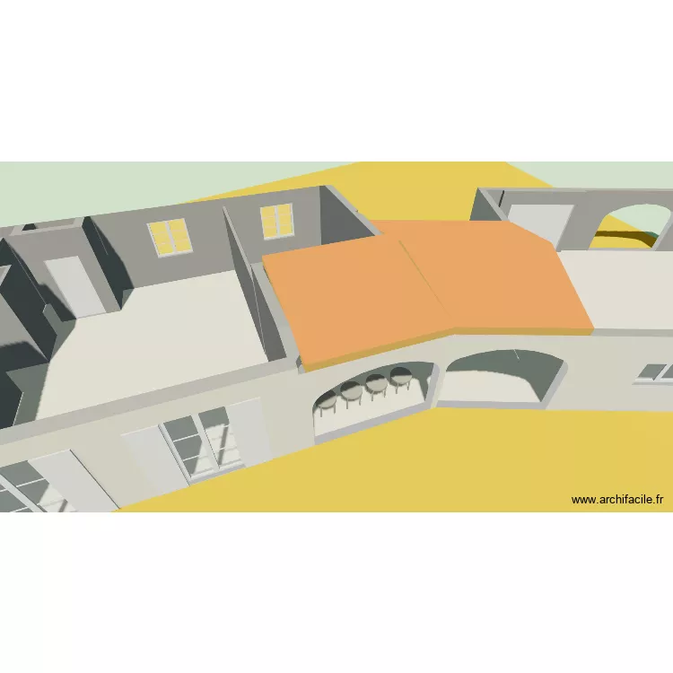 Aliz&eacute;s. Plan de 7 Pièces et 432 m²
