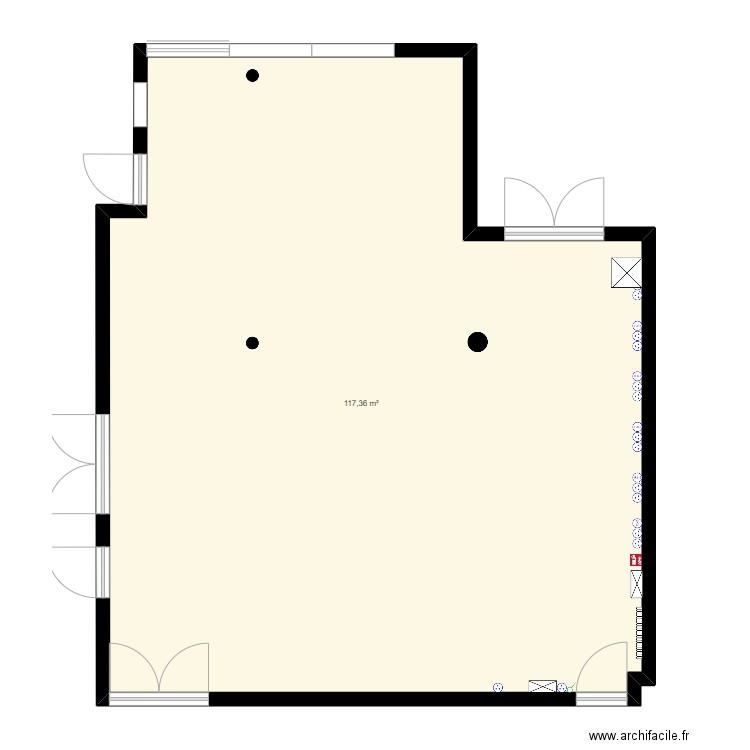 Plan salle projet SAE 3.2. Plan de 0 pièce et 0 m2
