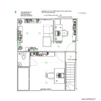 (def) Salon et bureau 1 fenêtre fauteuil perpendiculaire fenêtre