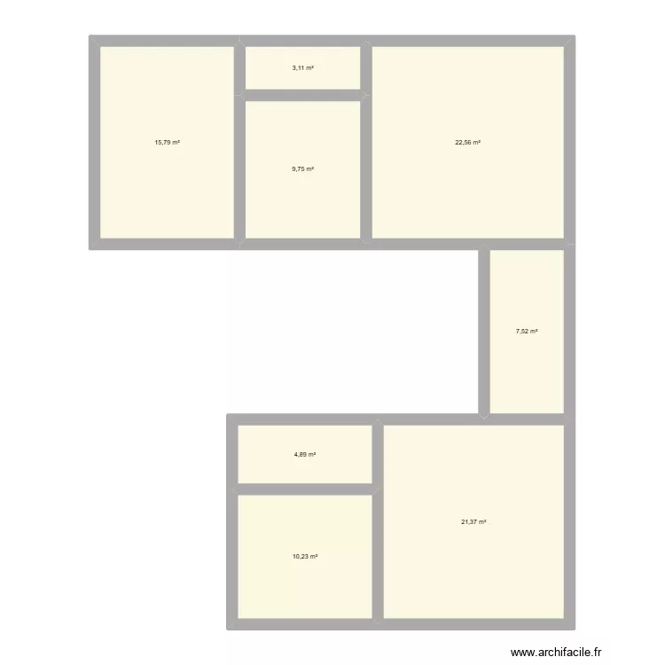 vad aylan. Plan de 8 Pièces et 95 m²
