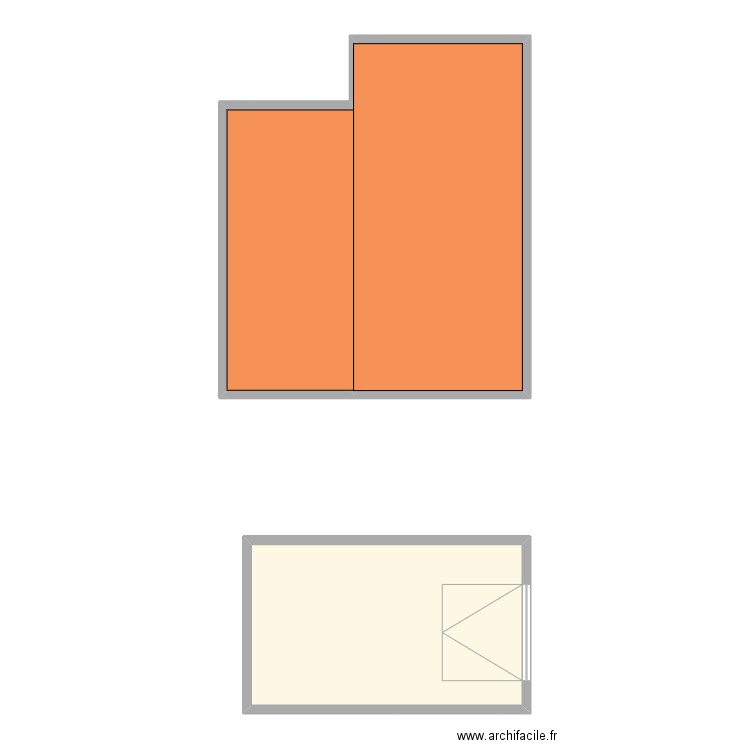 LEMERCIER - MAROMME. Plan de 17 pièces et 200 m2