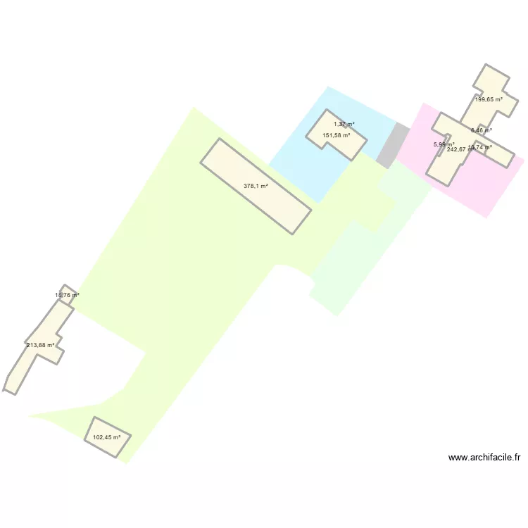 trame cadastre. Plan de 
