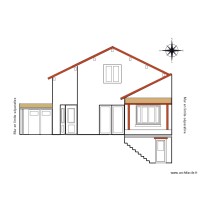 Plan de facade avant projet GARIN X