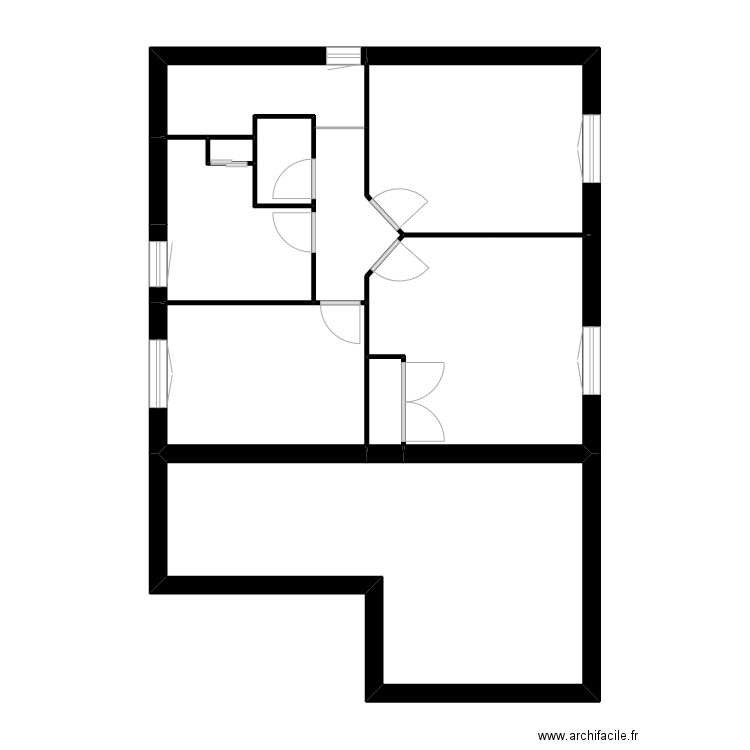 selles. Plan de 14 pièces et 184 m2