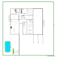 plan h&eacute;singue  version avec jardin travaux