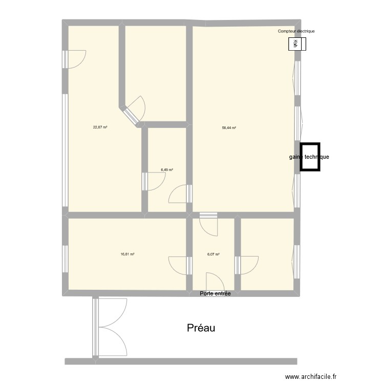 Rdc. Plan de 0 pièce et 0 m2