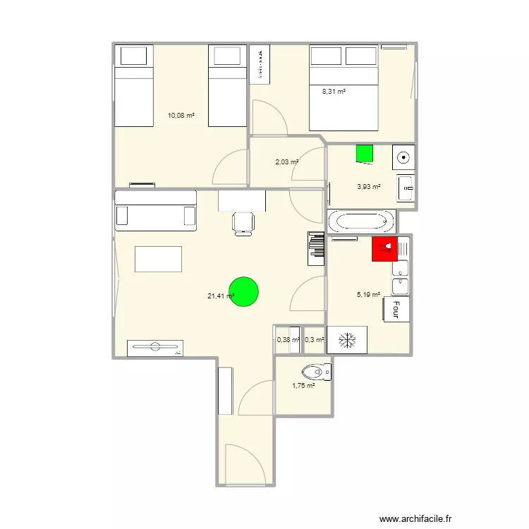 Appartement. Plan de 