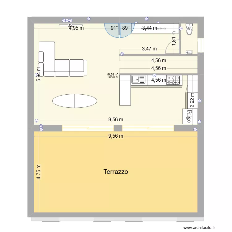 Casa Torremezo - Sch&eacute;ma sanitaire et electricit&eacute;. Plan de 10  et 203 m²