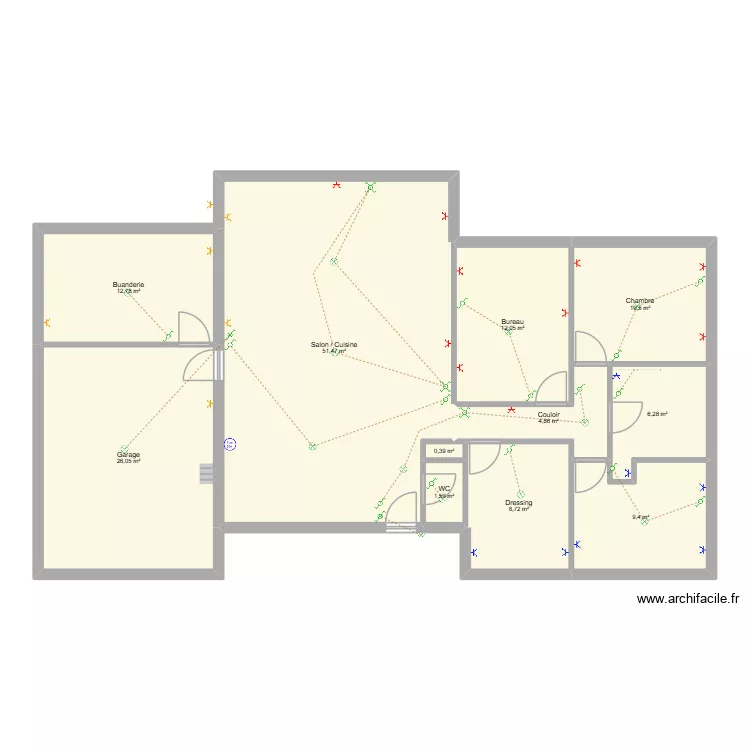Maison Aucamville elec. Plan de 11 et 144 m² Maison Aucamville elec. Plan de 11 et 144 m²