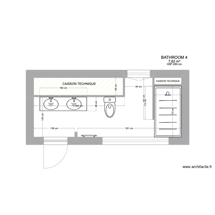 MARTINETTE - BATHROOM 4. Plan de 