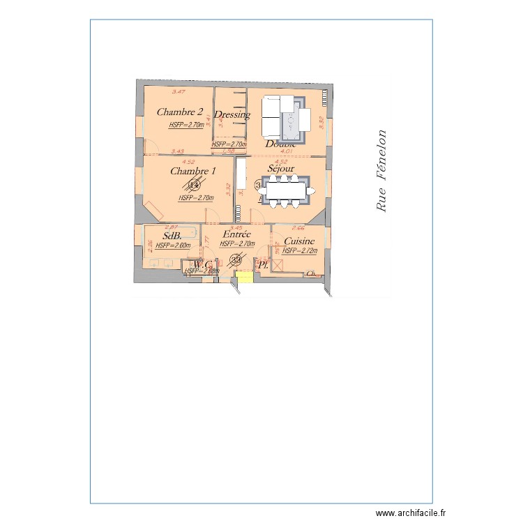 Fenelon v2. Plan de 0 pièce et 0 m2