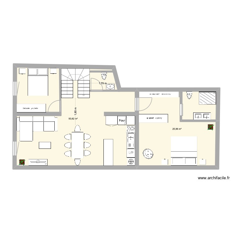Etage 1 New Patou Appartement version Patou. Plan de 0 pièce et 0 m2 Etage 1 New Patou Appartement version Patou. Plan de 0 pièce et 0 m2