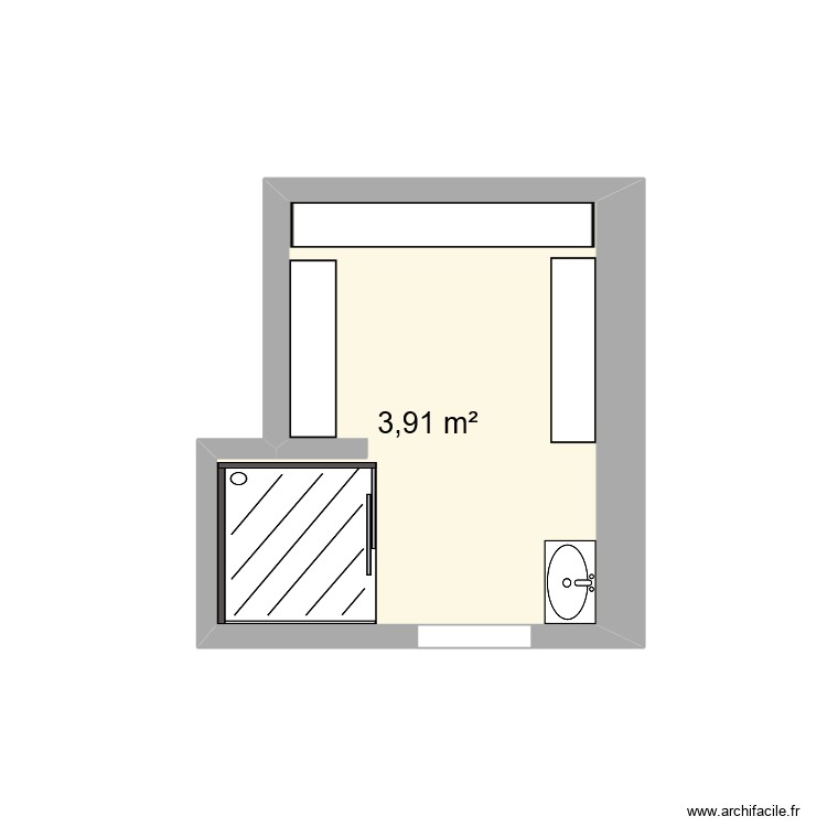 dressing jul. Plan de 0 pièce et 0 m2