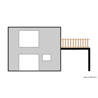 Les Portes - facade sud - projet
