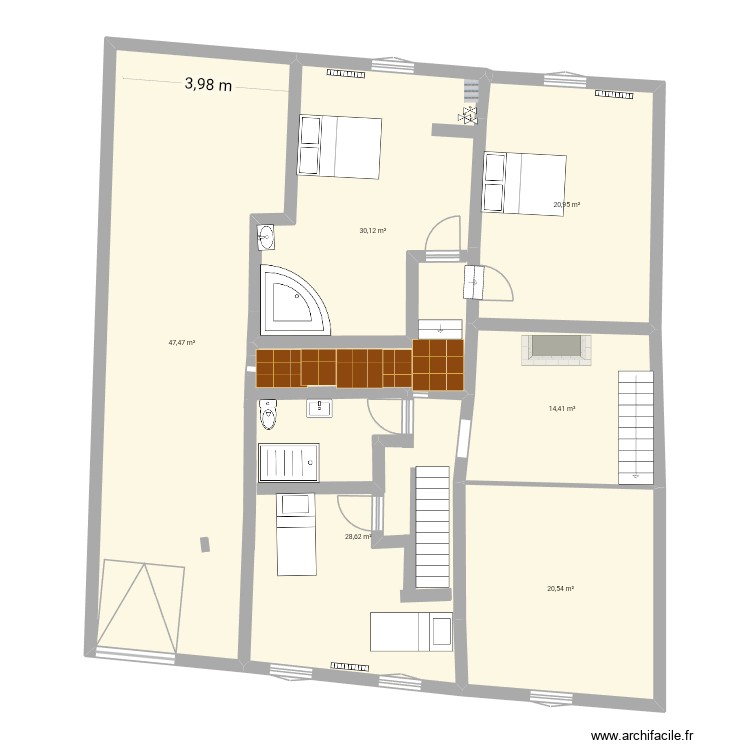 atti cote 2020 ETAGE 20 d&eacute;c 2025. Plan de 0 pièce et 0 m2