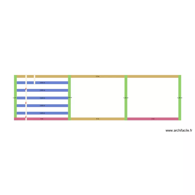 Maison Mamie 2. Plan de 