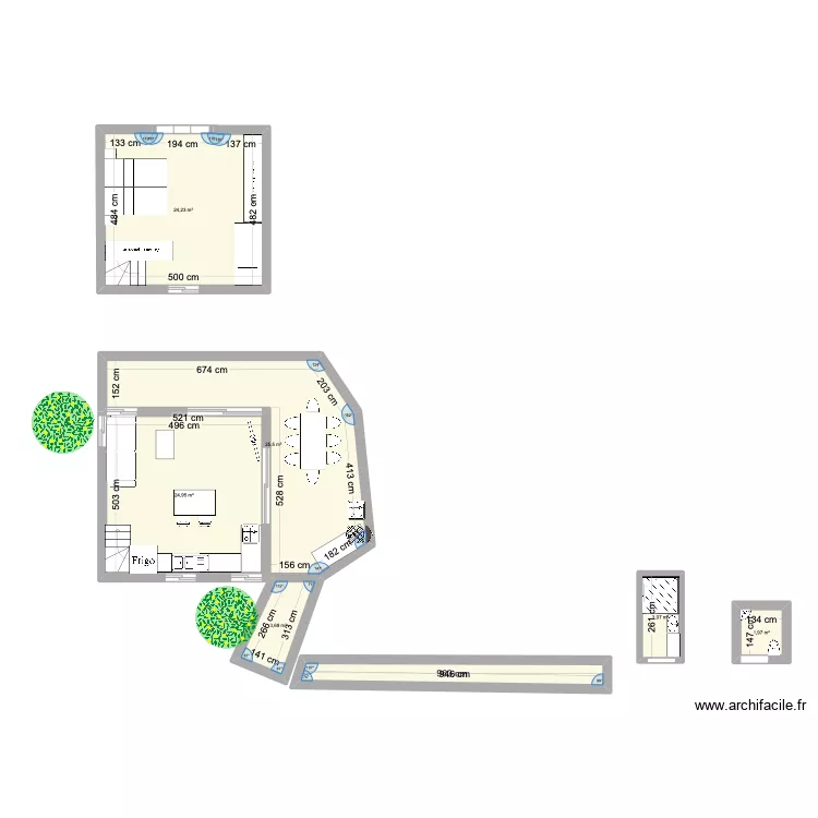 Cabane version 6 . Plan de 