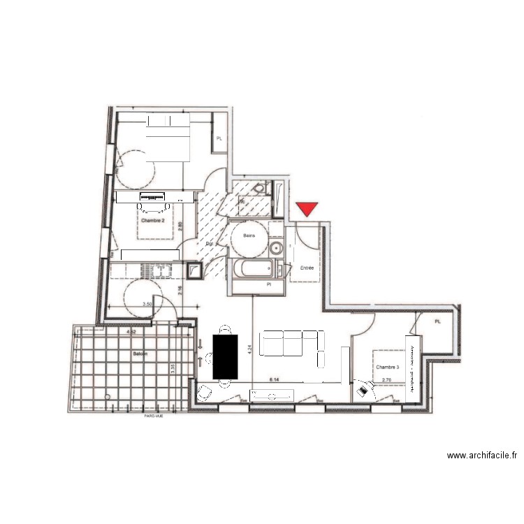 app. Plan de 0 pièce et 0 m2