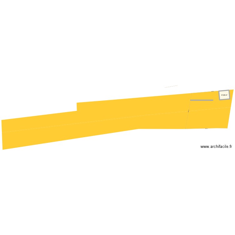 Plan n°2. Plan de 1 pièce et 42 m2