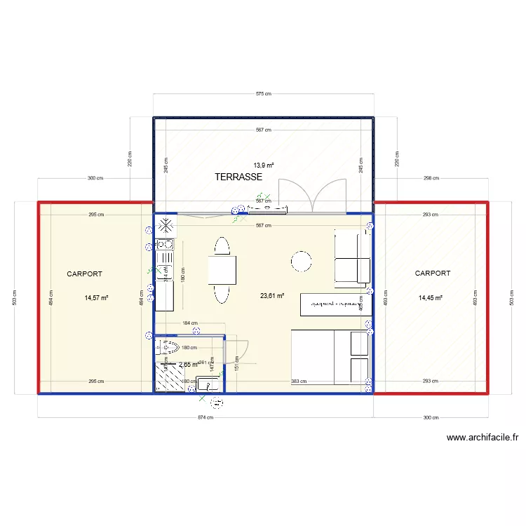 base studio 1. Plan de base studio 1. Plan de