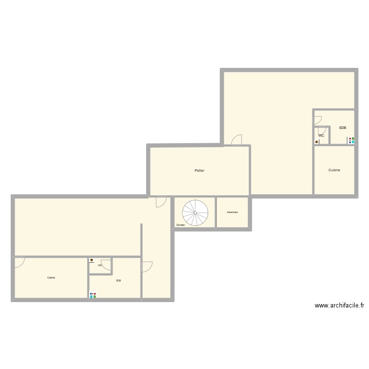 anotera - A3. Plan de 10 pièces et 159 m2