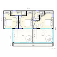 MAISON DUPLEX COMPOSE DE 03 CHAMBRES
