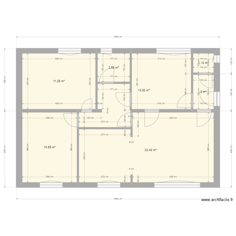 Ault actuel. Plan de 0 pièce et 0 m2