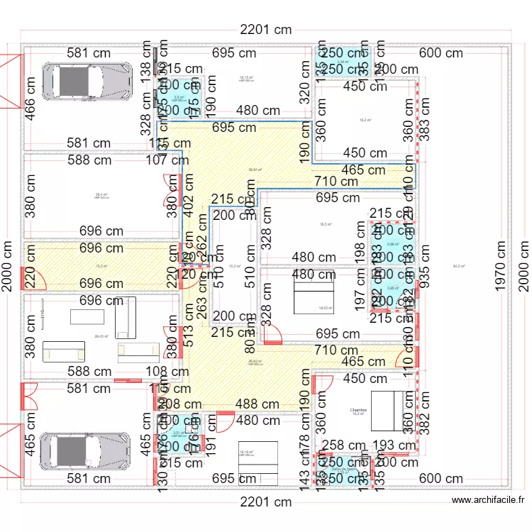 tabby constru. Plan de 