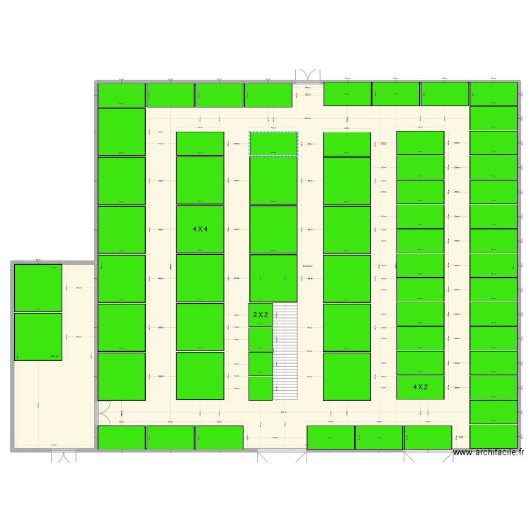 eguilles. Plan de 2 pièces et 1123 m2