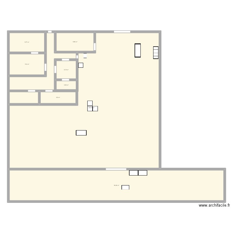 Site HVL . Plan de 8 pièces et 386 m2