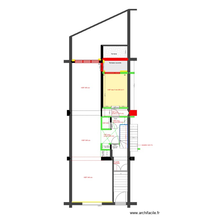 BAUCQ 77 Bel étage HSP. Plan de 0 pièce et 0 m2 BAUCQ 77 Bel étage HSP. Plan de 0 pièce et 0 m2
