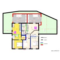 1er étage gîtes salon dans extension 2