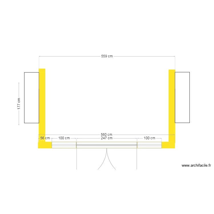 Houwaert Version 3 fixe 2 ouvran. Plan de 