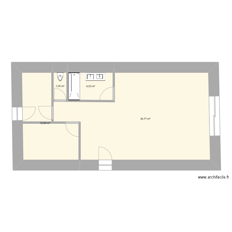 la grange. Plan de 0 pièce et 0 m2