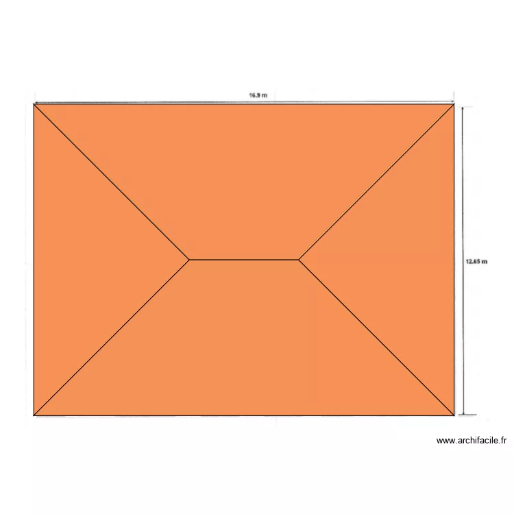 DP4 - toiture. Plan de 