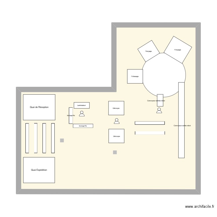 Management_Projet_Skate. Plan de 1 pièce et 63 m2