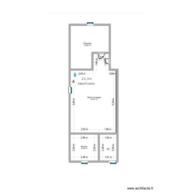 bayonne. Plan de 0 pièce et 0 m2