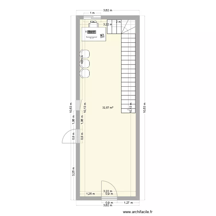 DJARAM / RDC secr&eacute;tariat. Plan de 