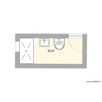 Salle de bain en bas