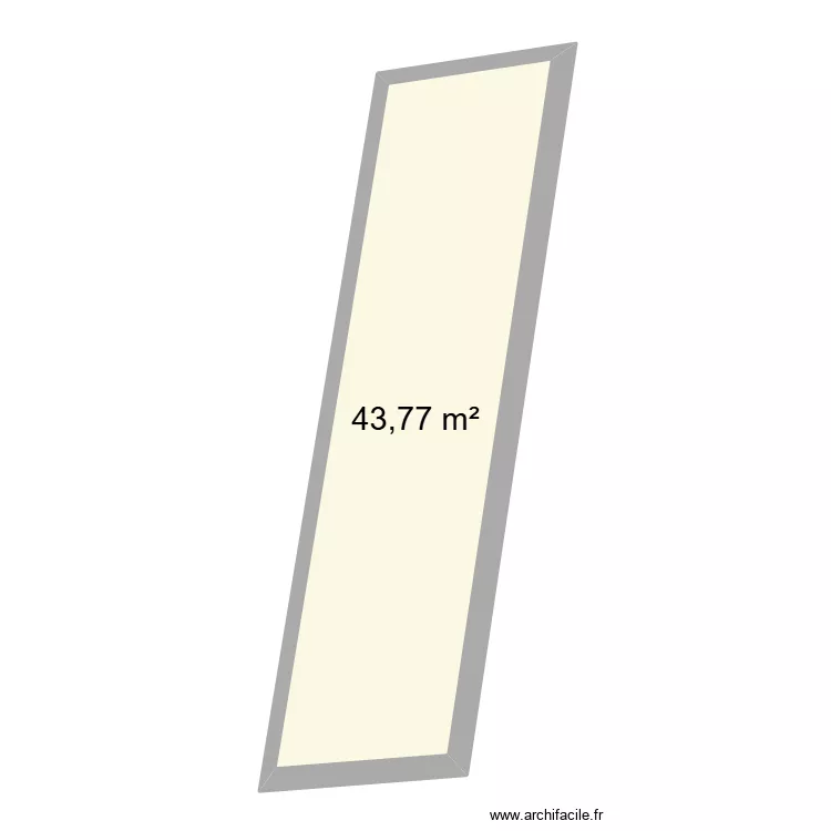 CHISSEAUX Cadastre. Plan de 1  et 44 m²