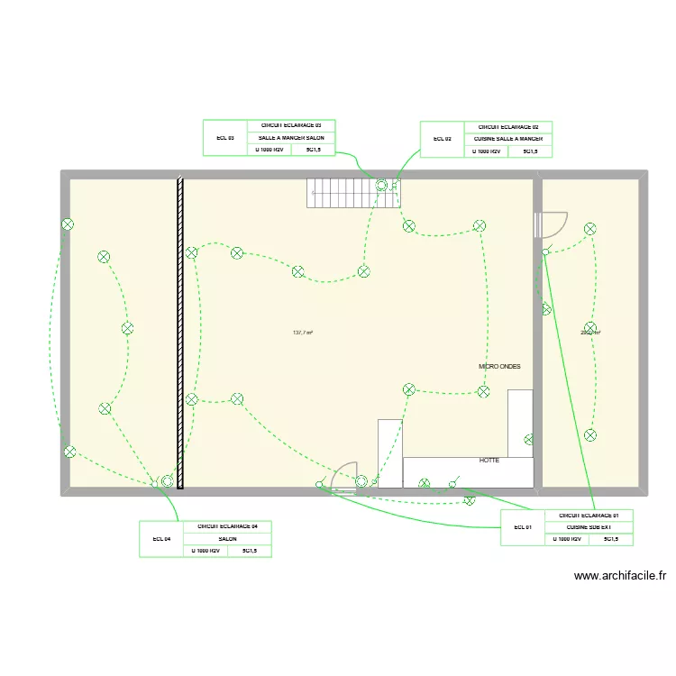 CAMILLE N0 ECL. Plan de 2 et 167 m² CAMILLE N0 ECL. Plan de 2 et 167 m²
