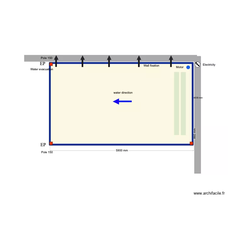 Mauricio diegues. Plan de 1 Pièce et 19 m² Mauricio diegues. Plan de 1 Pièce et 19 m²