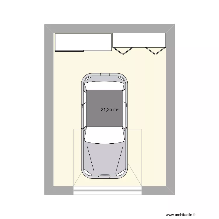 GARAGE PETIT APPART. Plan de 