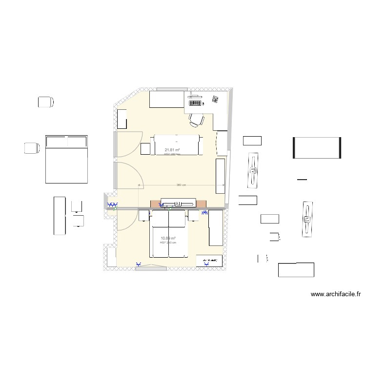 Chambre 1er. Plan de 0 pièce et 0 m2